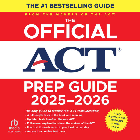 The Official ACT Prep Guide 2025-2026: Book + Online Course