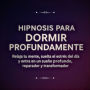 Hipnosis para Dormir Profundamente: Relaja tu mente, suelta el estrés del día y entra en un sueño profundo, reparador y transformador