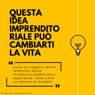 Questa idea imprenditoriale può cambiarti la vita: Avvia un negozio online redditizio senza inventario, pubblicità o esperienza: vendi oltre un milione di prodotti