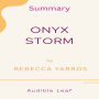 Onyx Storm by Rebecca Yarros Audiobook Summary