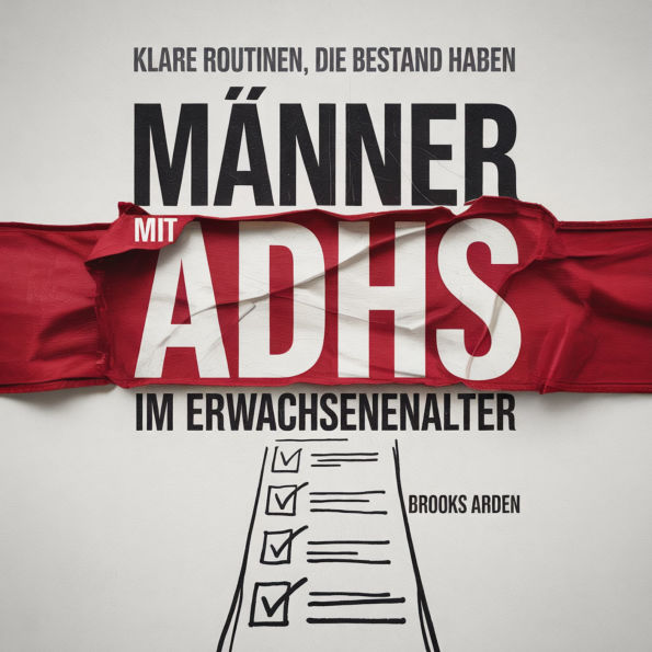 Männer mit ADHS im Erwachsenenalter: Ein praktisches System für bessere Konzentration, Produktivität und Durchhaltevermögen - ohne Überforderung oder komplizierte Abläufe