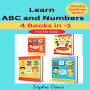 Learn ABC and Numbers: 4 Books in 1- Fun for Kids-Phonics, Spellings and Maths for ages 3-8