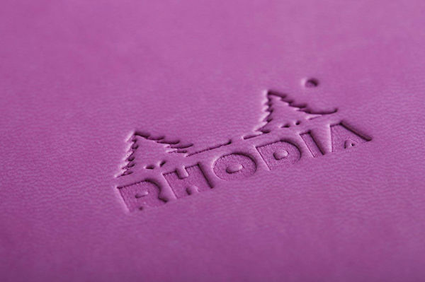 Rhodia Lilac Hardcover Lined Notebook