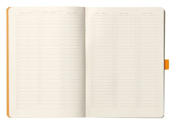 Rhodia Goalbook 224 Pages Hardcover - Chocolate