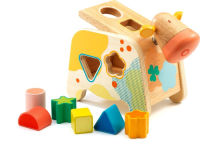 Alternative view 2 of Cachatou Cow Wooden Shape Sorter