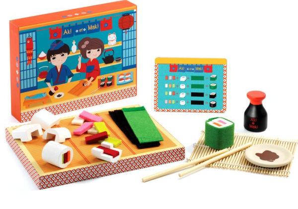 Aki & Maki Sushi Box Play Set