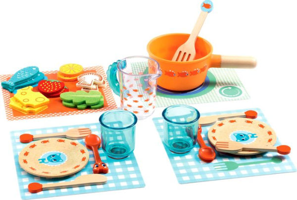 Dinner Time, Kittens Wooden Dining Set