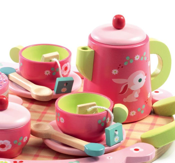 Lilli Rose Tea Party Wooden Tea Set