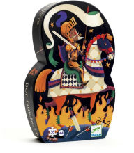 Title: Djeco Silhouette Puzzles - Don Quixote - 36pcs