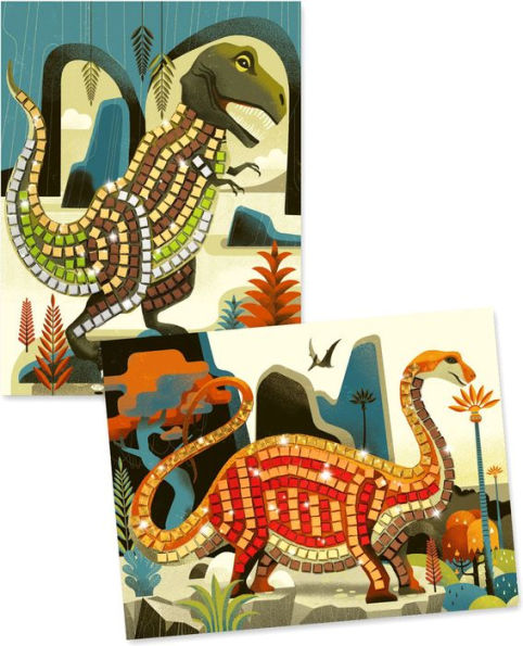 Djeco - Mosaics Dinosaurs