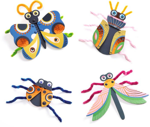 Fuzzy Bugs - 3D Collage