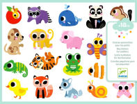 Alternative view 1 of Djeco Stickers - Baby Animals