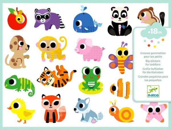 Djeco Stickers - Baby Animals