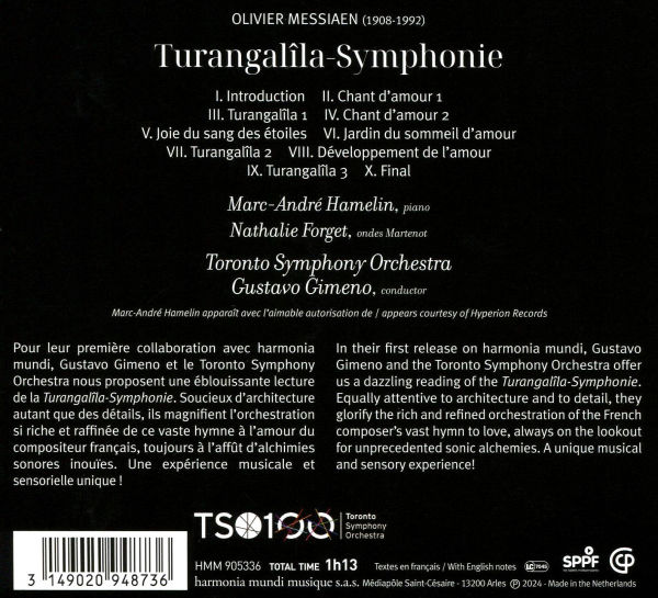 Messiaen: Turangalîla Symphonie