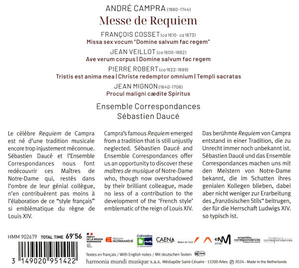 André Campra: Messe de Requiem