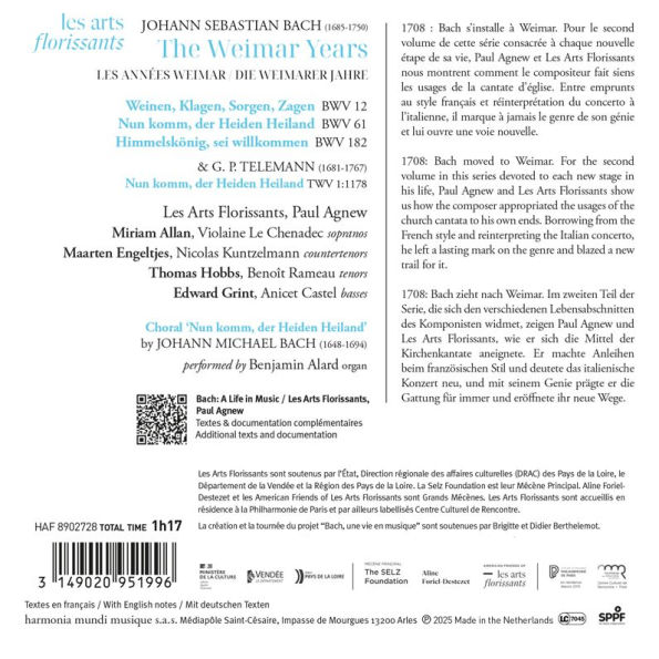 J.S. Bach: A Life in Music, Vol. 2 - The Weimar Years (1708-1717)