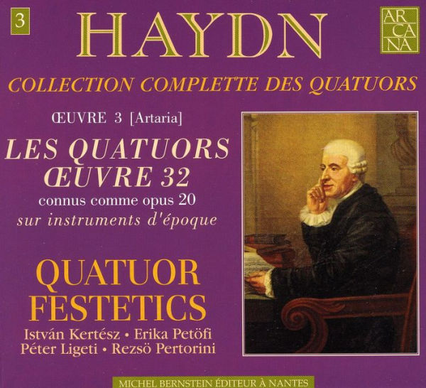 Haydn: Collection Complete des Quatuors, Vol. 3 - Les Quatuors Oeuvre 32 (Op. 20)