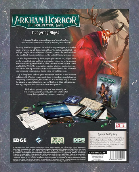 Arkham Horror RPG Starter Set - Hungering Abyss by Leah Hawthorne & Samuel Gregor-Stewart