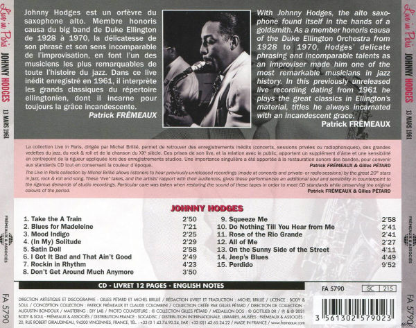 18 Mars 1961 [Live in Paris]