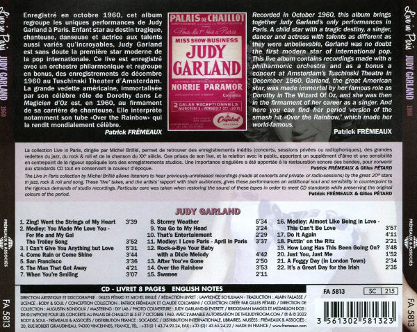 Live in Paris, 1960