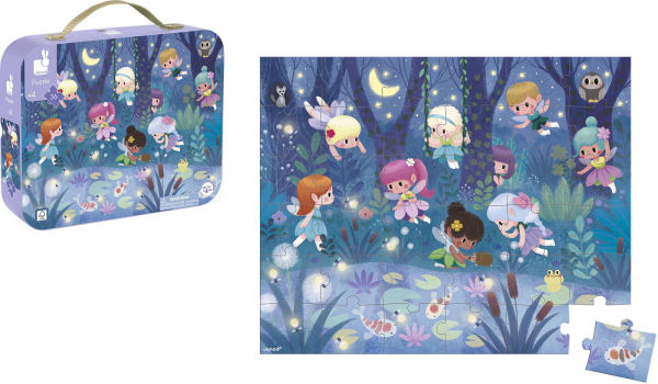 Fairies and Waterlilies 36 Piece Floor Puzzle