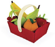 Title: Fabric Basket with 8 fruits