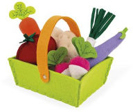 Title: Fabric Basket with 8 vegetables