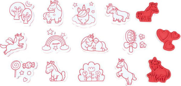 Unicorn Stamps - set of 15