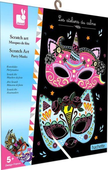 Scratch Art Party Masks