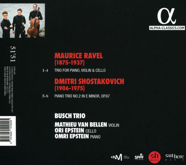 Ravel, Shostakovich: Piano Trios