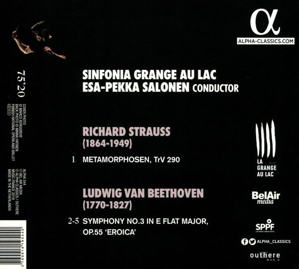 Beethoven: Symphony No. 3 'Eroica'; Strauss: Metamorphosen
