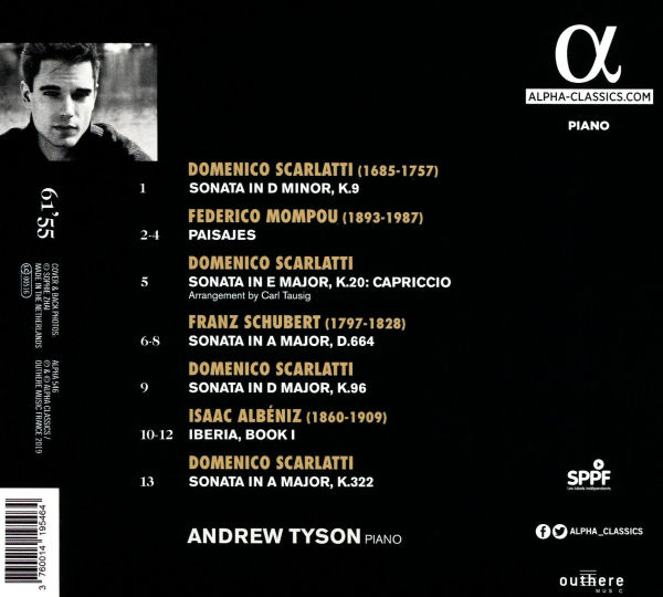 Landscapes: Scarlatti, Schubert, Albéniz, Mompou