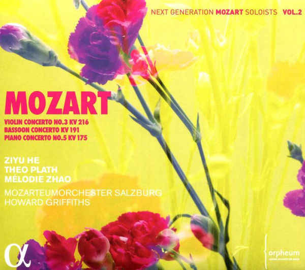 Mozart: Violin Concerto No. 3 KV 216; Bassoon Concerto KV 191; Piano Concerto No. 5 KV 175