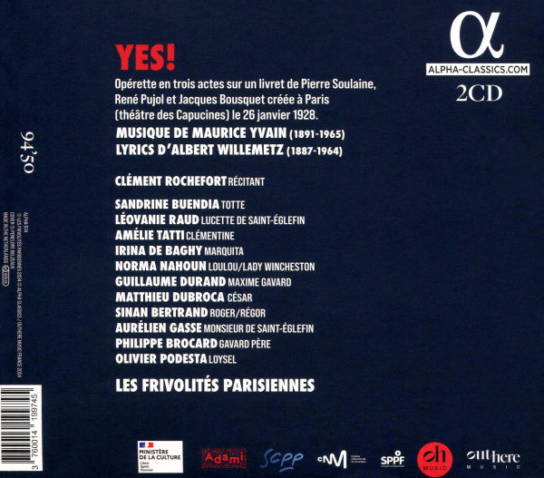 Maurice Yvain/Albert Willemetz: Yes!