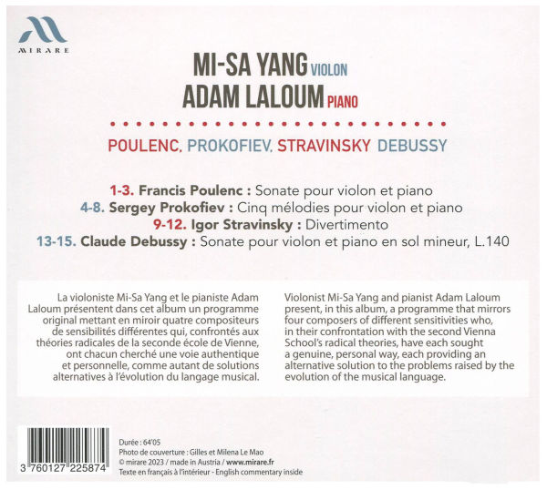 Poulenc, Prokofiev, Stravinsky, Debussy