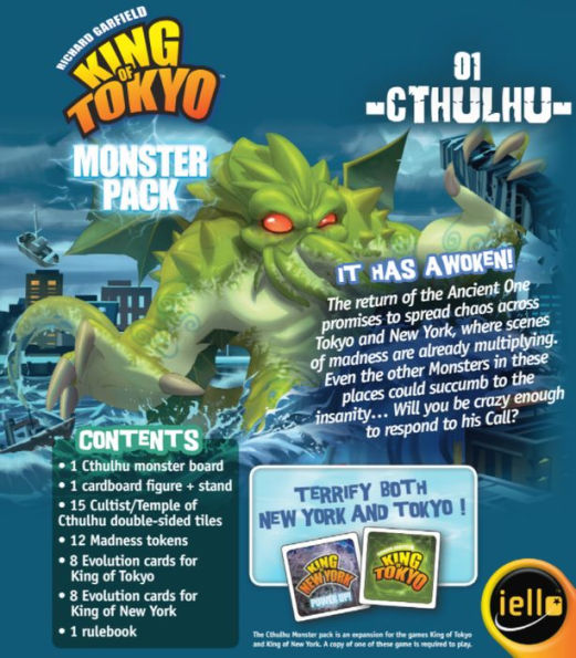 King of Tokyo Monster Pack 1 Cthulhu