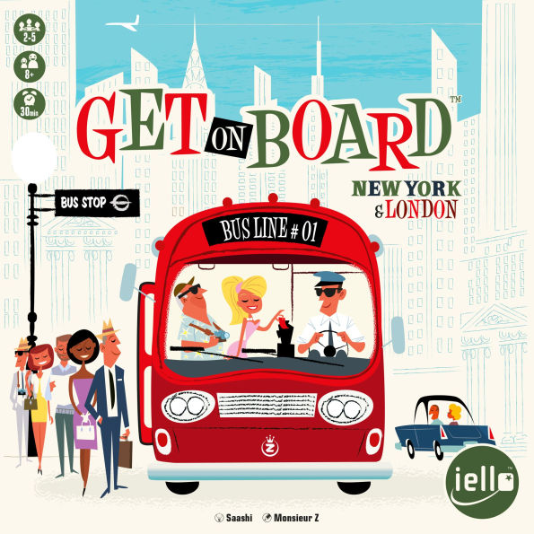 Get on Board: New York and London by Saashi