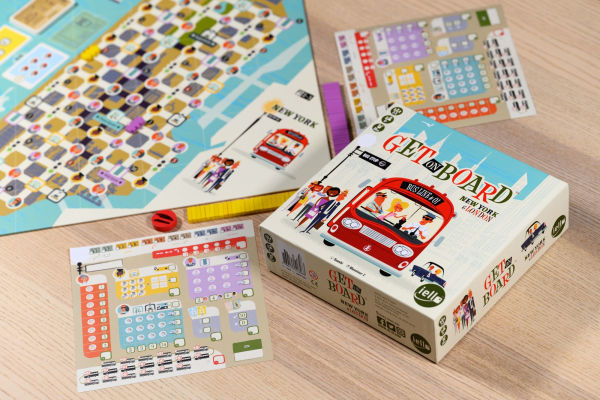 Get on Board: New York and London by Saashi
