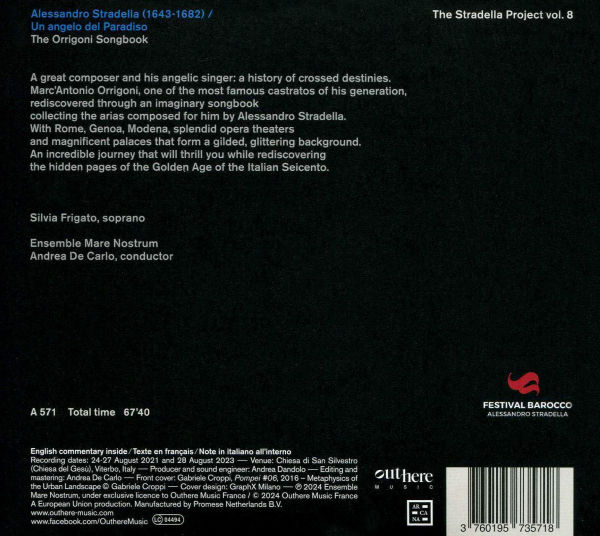 Alessandro Stradella: Un angelo del Paradiso - The Orrigoni Songbook