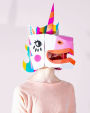 Alternative view 3 of Unicorn 3d mask