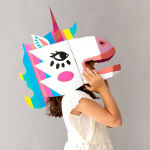 Alternative view 4 of Unicorn 3d mask