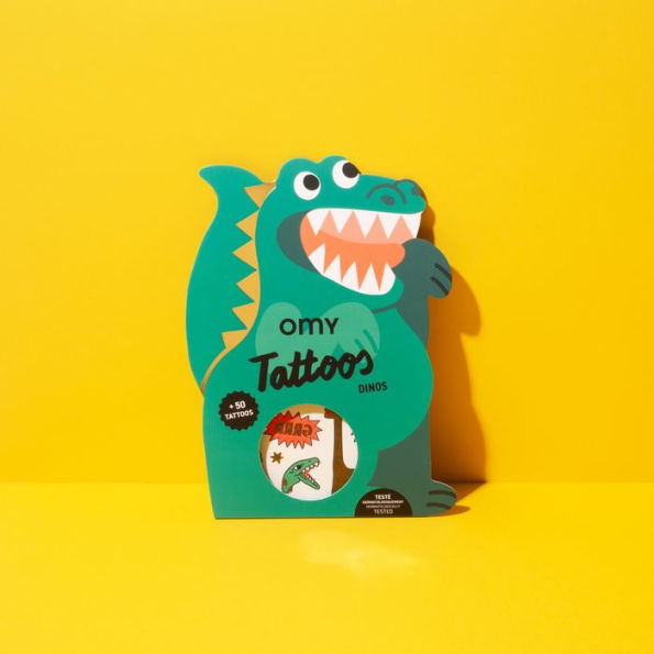 Dino temporaty tattoos