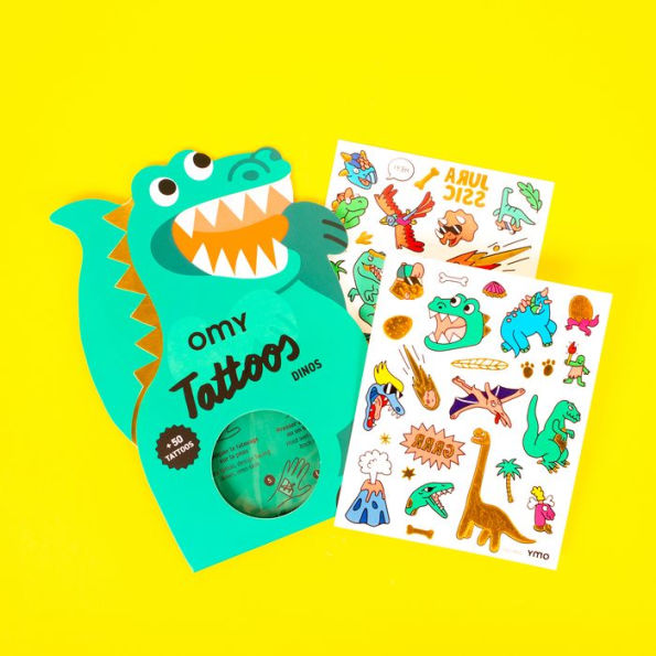Dino temporaty tattoos