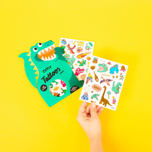 Dino temporaty tattoos