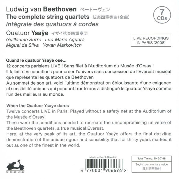 Beethoven: The Complete String Quartets