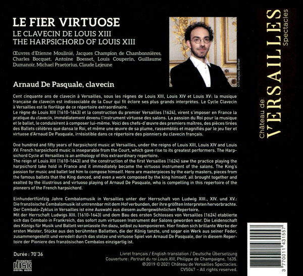 Le Fier Virtuose: Le Clavecin de Louis XIII