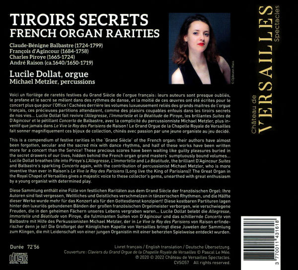 Tiroirs Secrets: French Organ Rarities