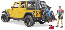 Alternative view 3 of Jeep Rubicon with Mountain Biker