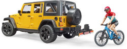 Alternative view 4 of Jeep Rubicon with Mountain Biker