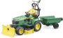 Alternative view 6 of bworld John Deere lawn tractor w trailer and figure